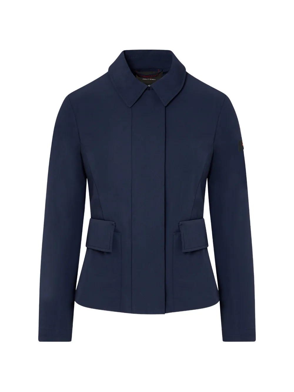 Peuterey Xila quilted-panel flap-pocket jacket - Blu