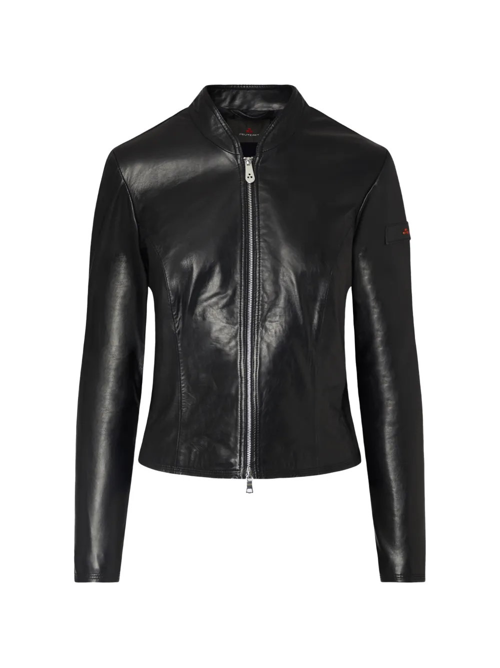 Peuterey Lover 07 zip-up leather jacket - Nero