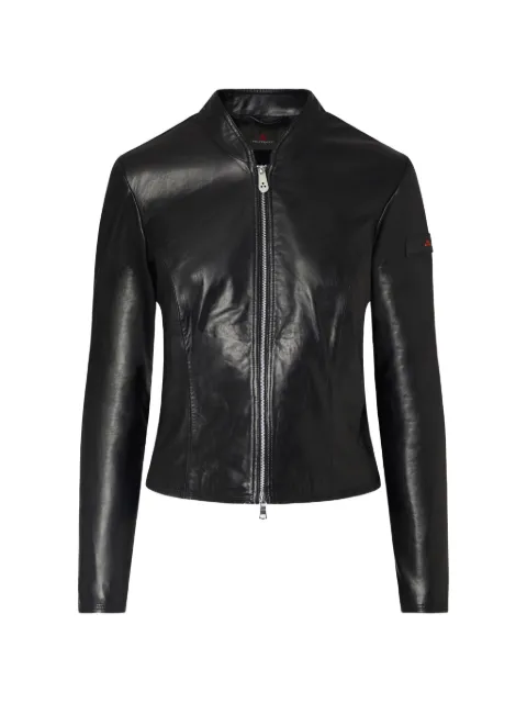 Peuterey Lover 07 zip-up leather jacket