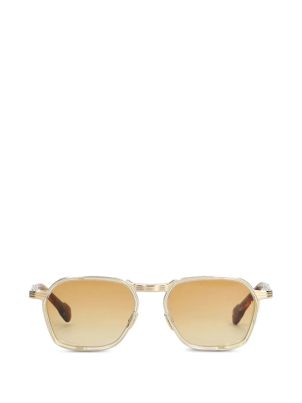 Jacques Marie Mage Beckett geometric-frame sunglasses - Gold