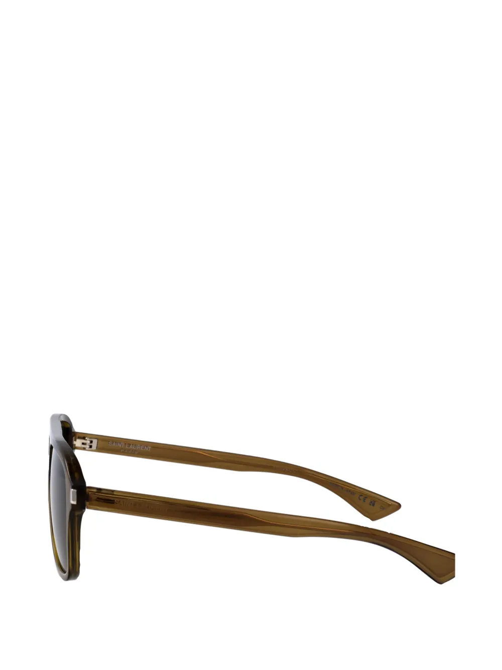 Saint Laurent Eyewear SL 881 zonnebril met piloten montuur Bruin