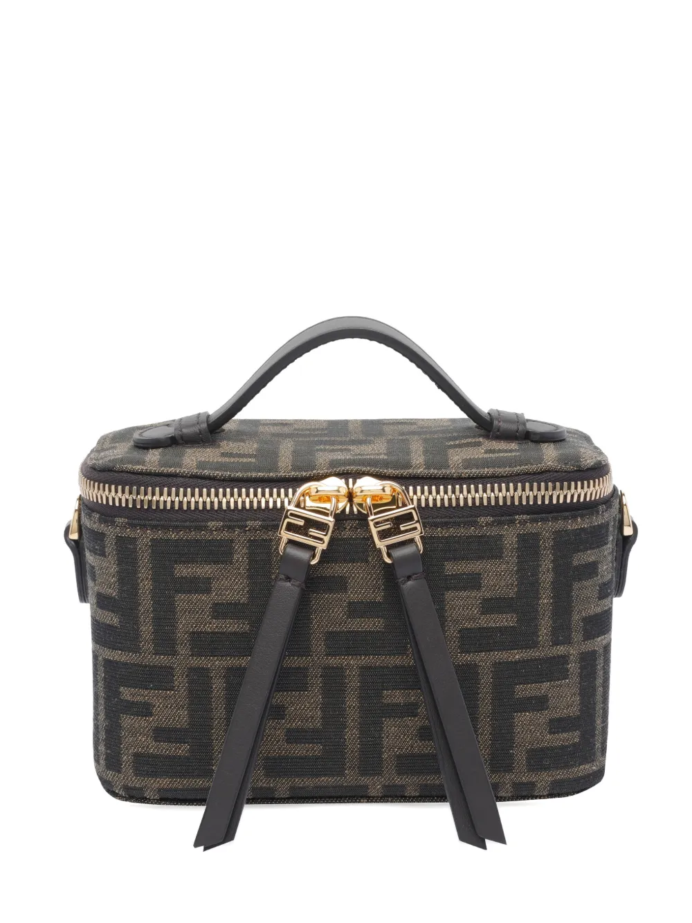 FENDI Vanity FF jacquard mini bag - Nero