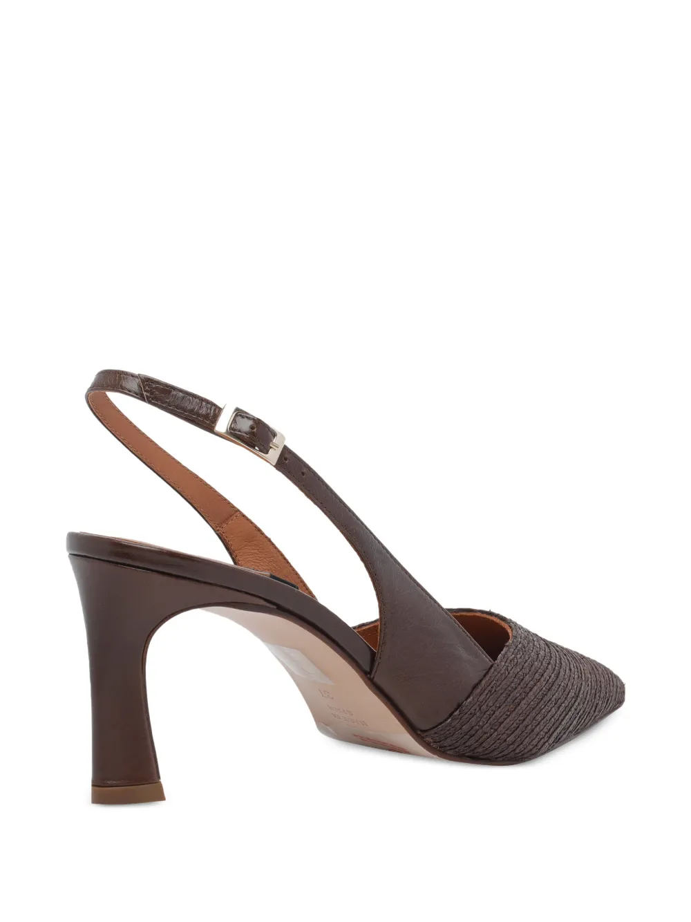 ANGEL ALARCON Carola slingback pumps met hak Bruin