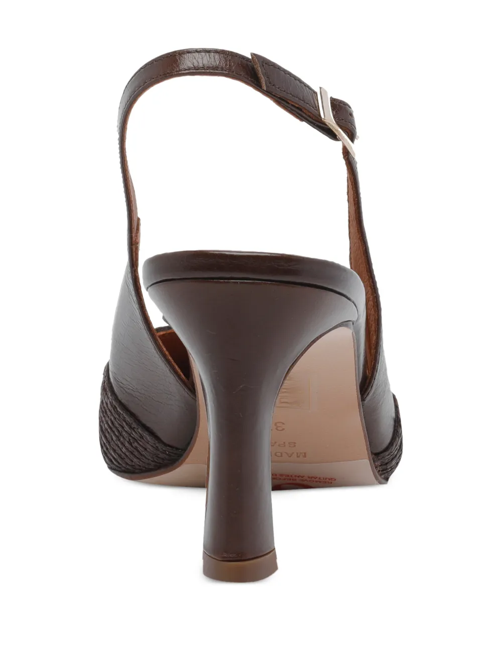 ANGEL ALARCON Carola slingback pumps met hak Bruin