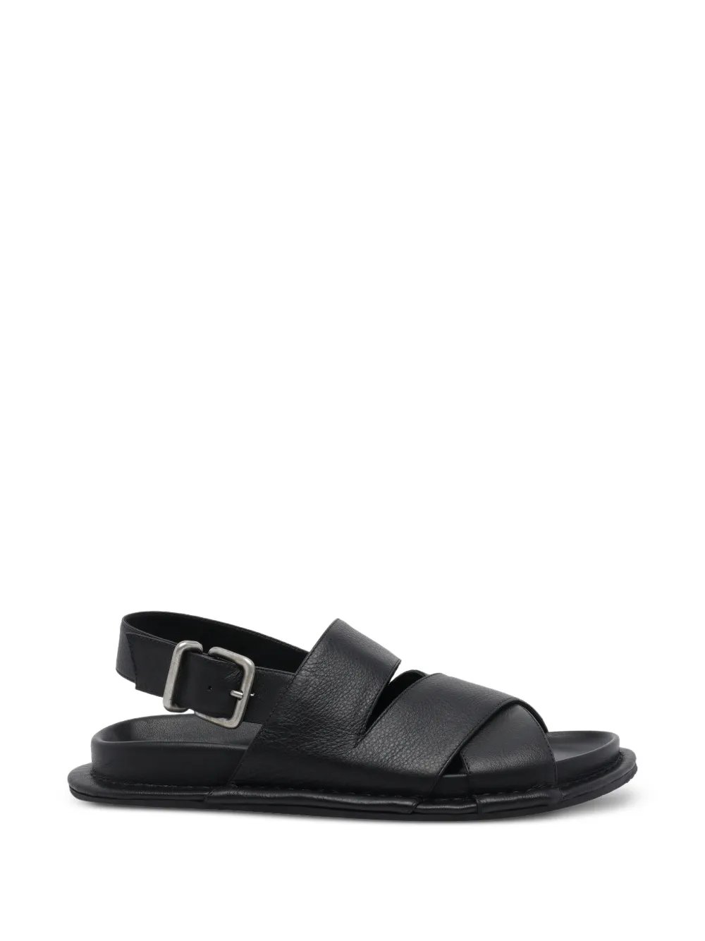 Vic Matie Travel Low buckle-fastening sandals Zwart