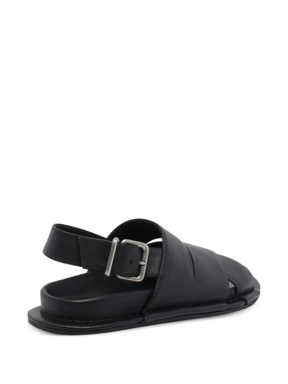 Vic Matie Travel Low buckle-fastening sandals Zwart
