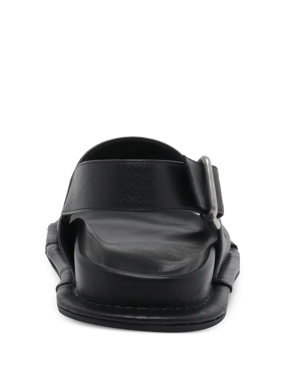 Vic Matie Travel Low buckle-fastening sandals Zwart