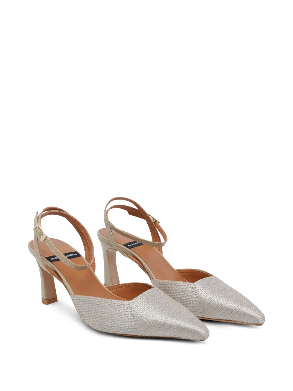 ANGEL ALARCON Greta pumps met gespsluiting Zilver