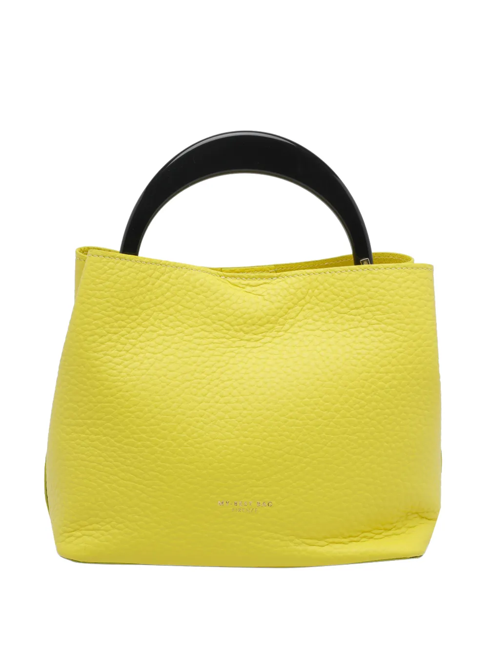 MY BEST BAG Smile leather handbag - Giallo