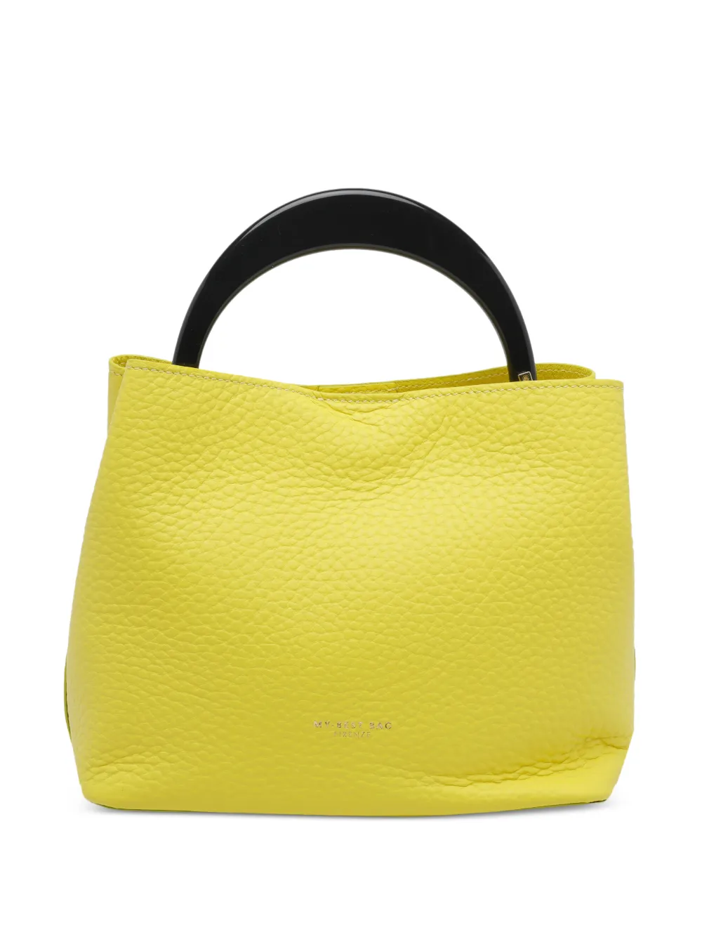 MY BEST BAG Smile leather handbag - Giallo