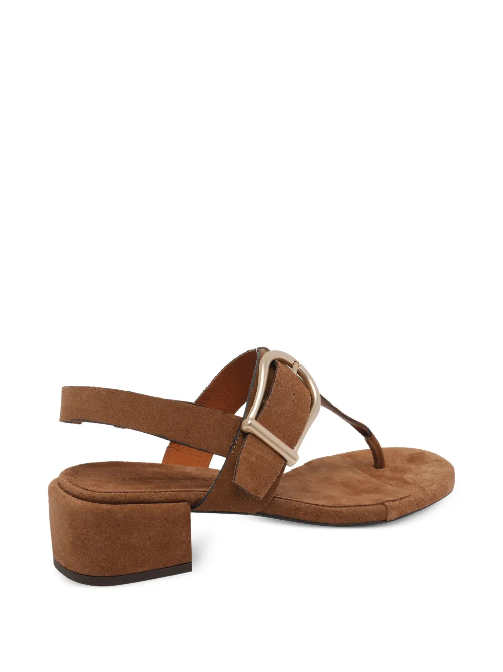 ANGEL ALARCON buckle-detail suede sandals Bruin