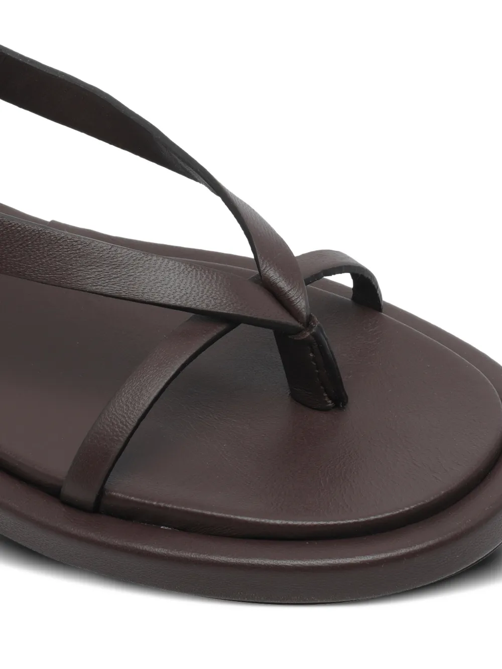 POEVE Flavia sandalen met veters Bruin
