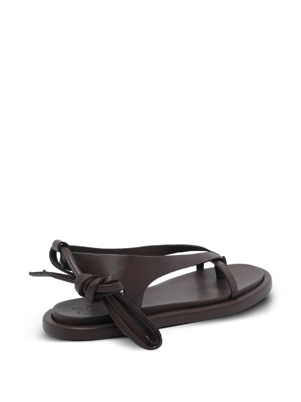 POEVE Flavia sandalen met veters Bruin