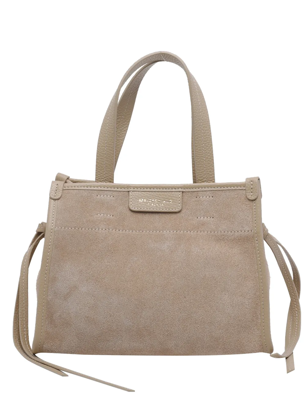 MY BEST BAG leather tote bag - Toni neutri