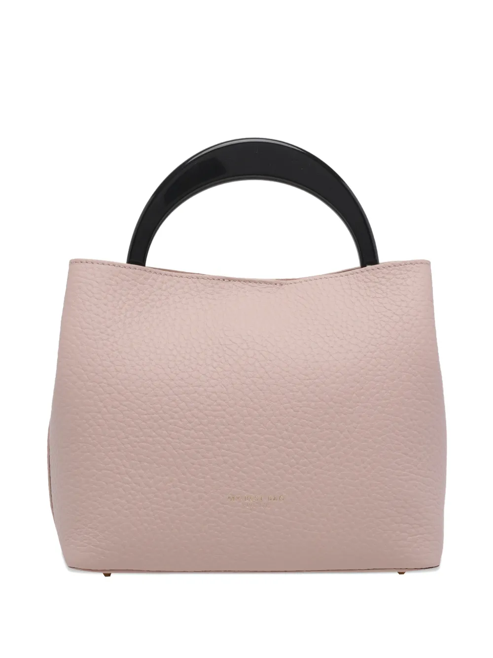 MY BEST BAG grained-leather tote bag - Rosa