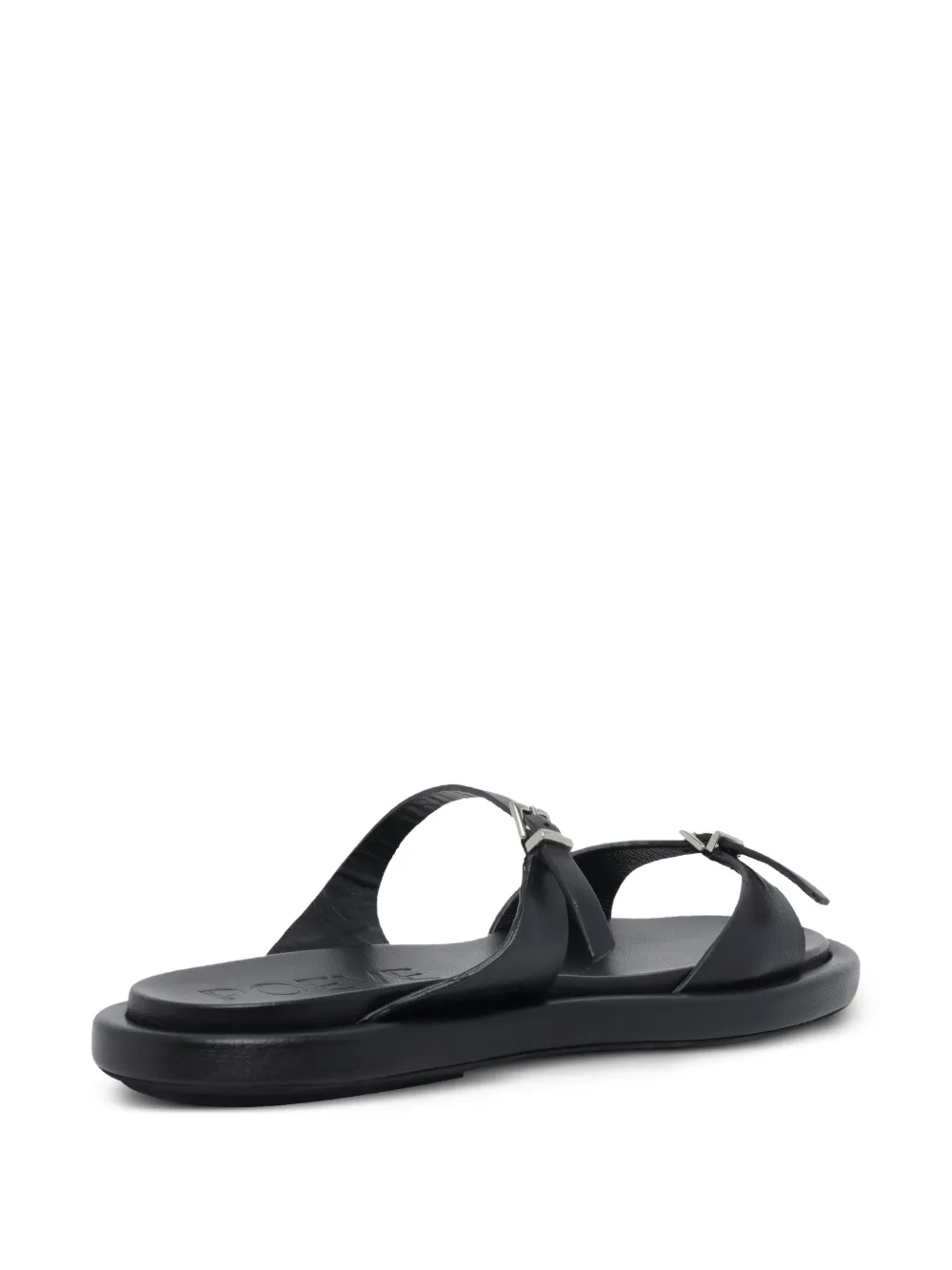 POEVE Laila sandalen met gespdetail Zwart