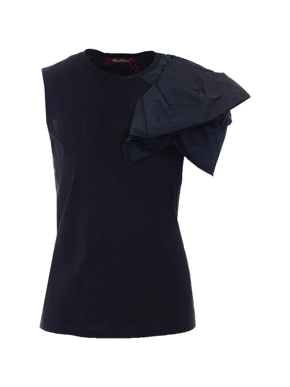 Max Mara ruffled-detail sleeveless top - Blau