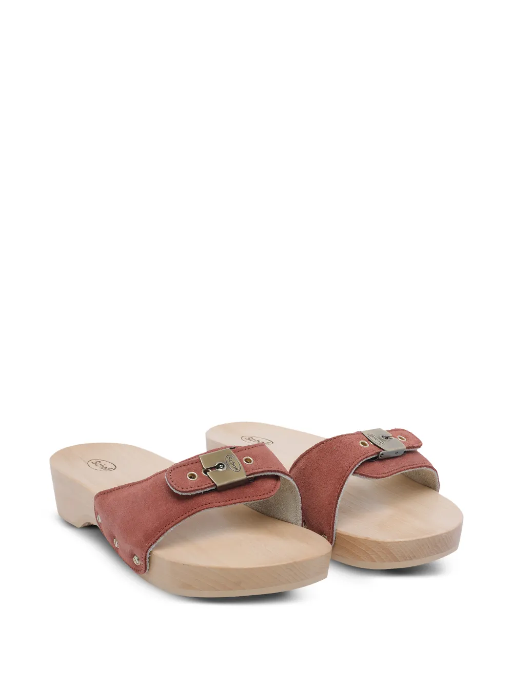 Scholl Pescura suede sandals Bruin