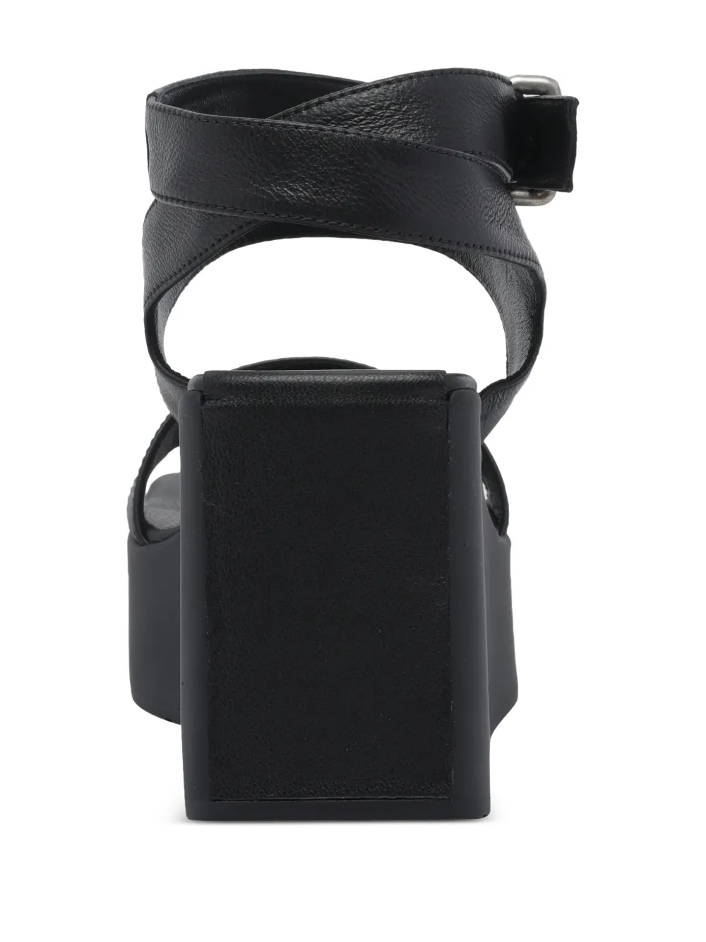 Vic Matie Travel Wedges squared-toe sandals Zwart