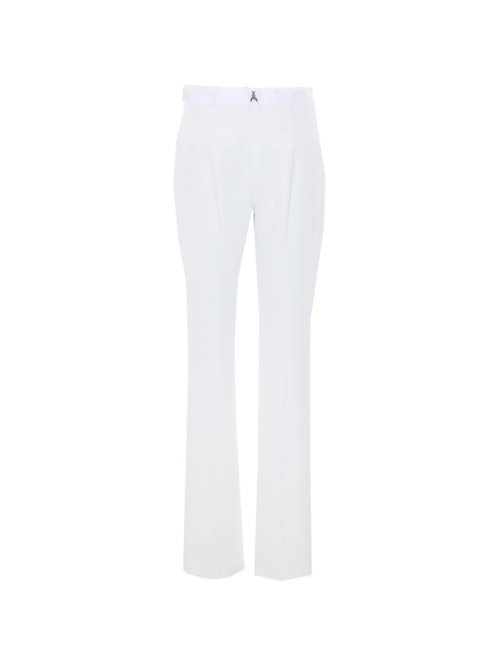 Patrizia Pepe Straight broek met structuur Wit