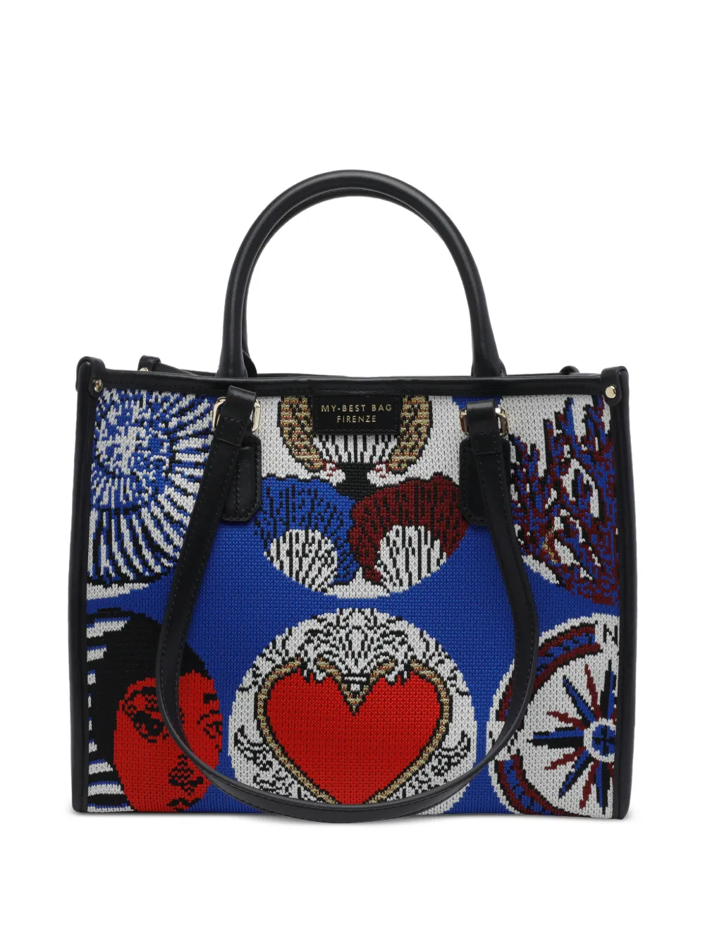 MY BEST BAG Atena sea-creatures tote bag - Blu