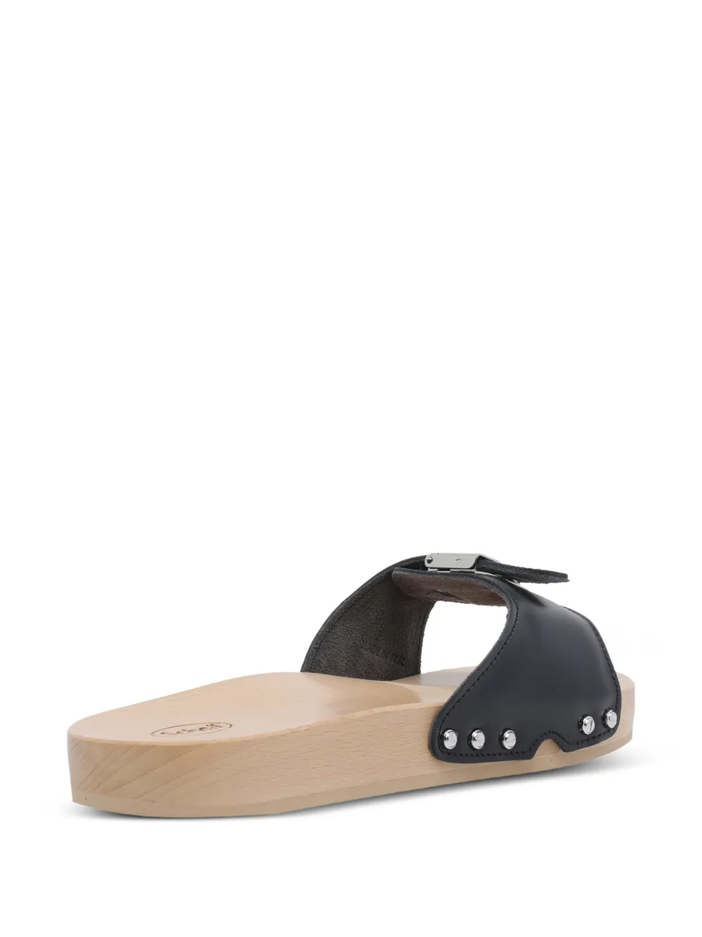 Scholl Pescura leather sandals Zwart