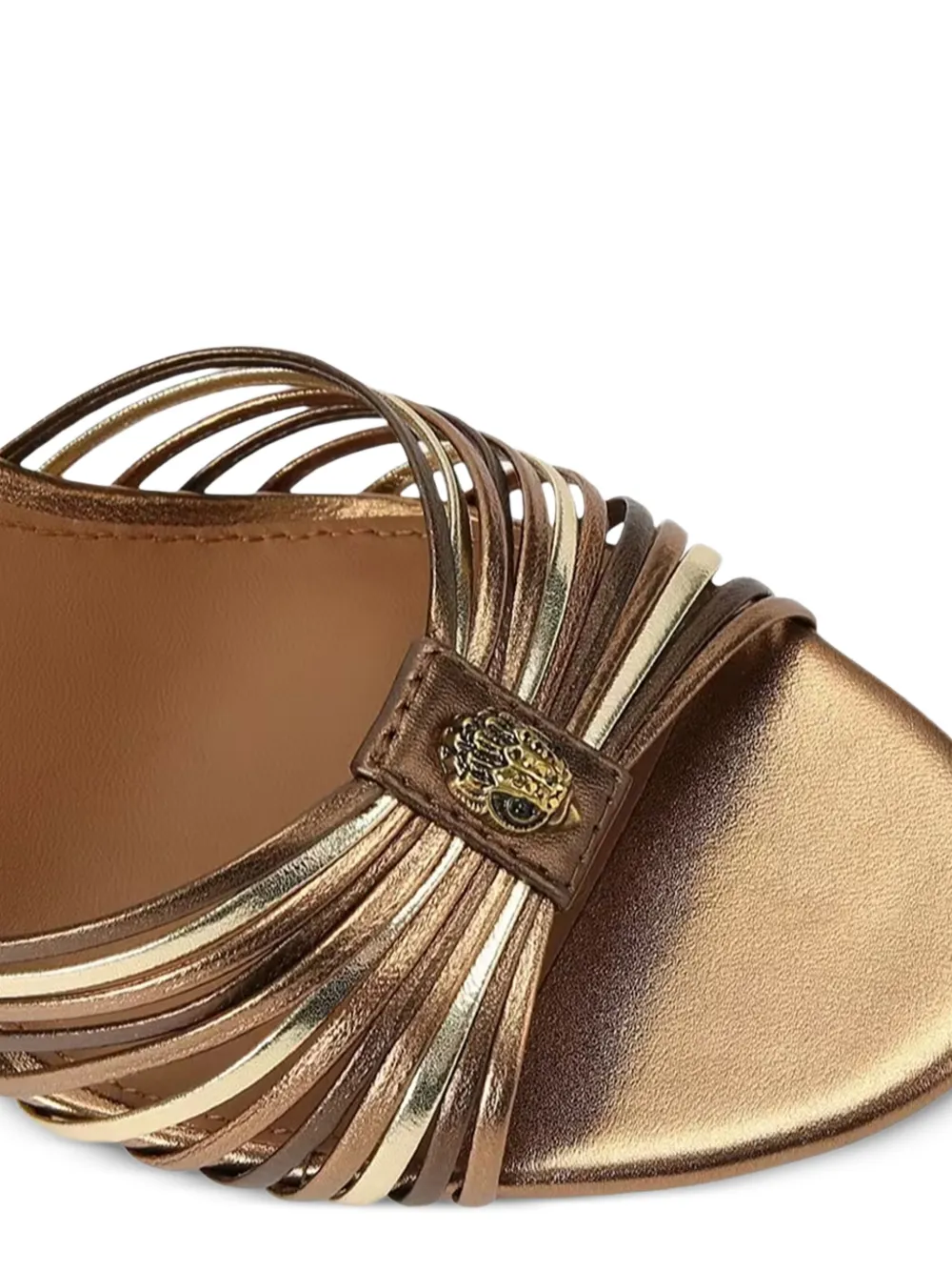 Kurt Geiger London multi-strap tie-fastening heeled sandals Bruin