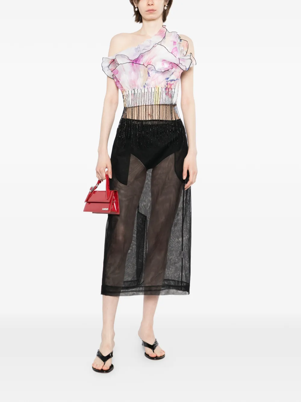 Aje Leigh blouse Roze