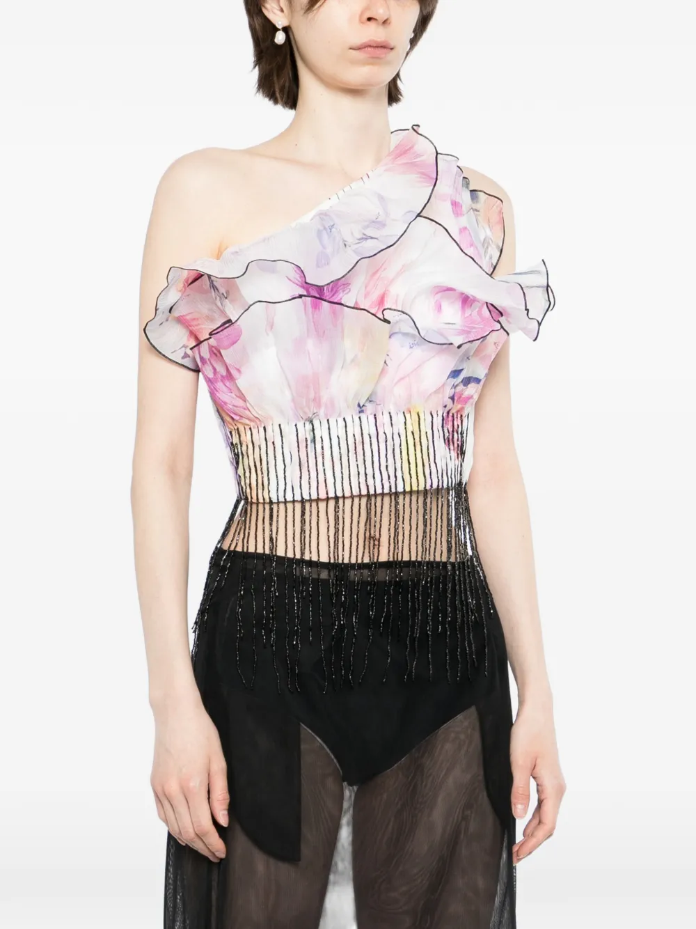 Aje Leigh blouse Roze