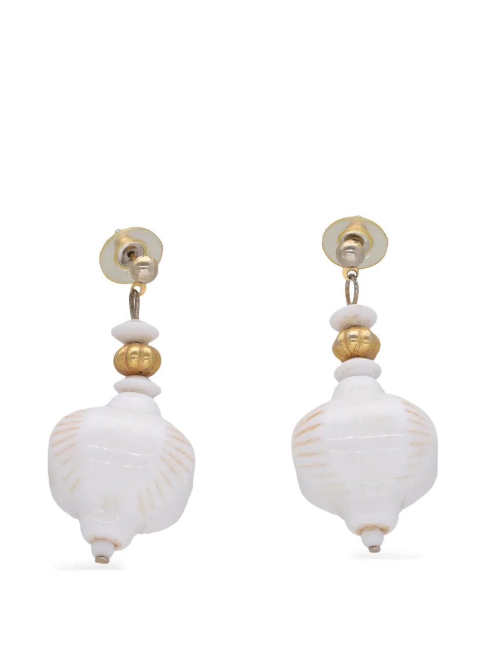 Vintage beaded drop earrings - Oro