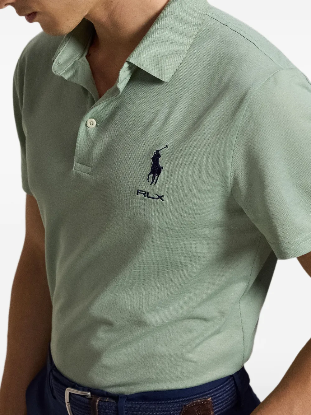 RLX Ralph Lauren Poloshirt met geborduurd logo Groen