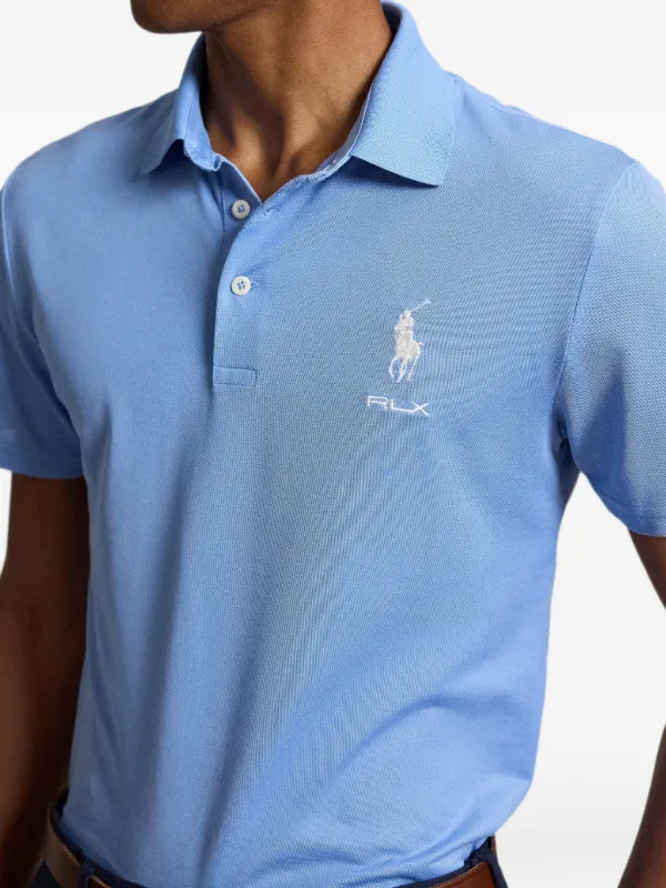 RLX Ralph Lauren Camisa Polo Performance | Azul | FARFETCH BR