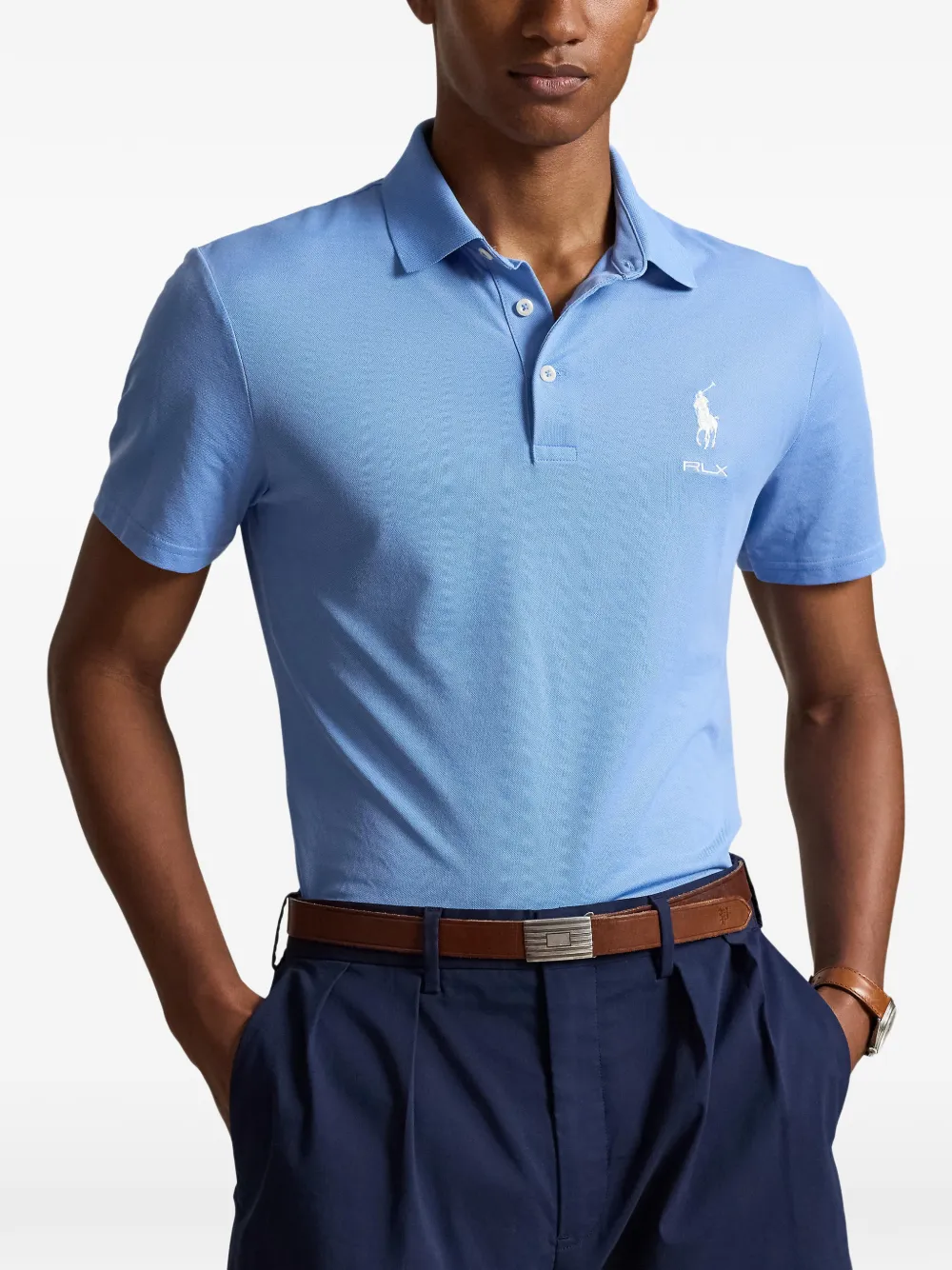 RLX Ralph Lauren Performance poloshirt Blauw
