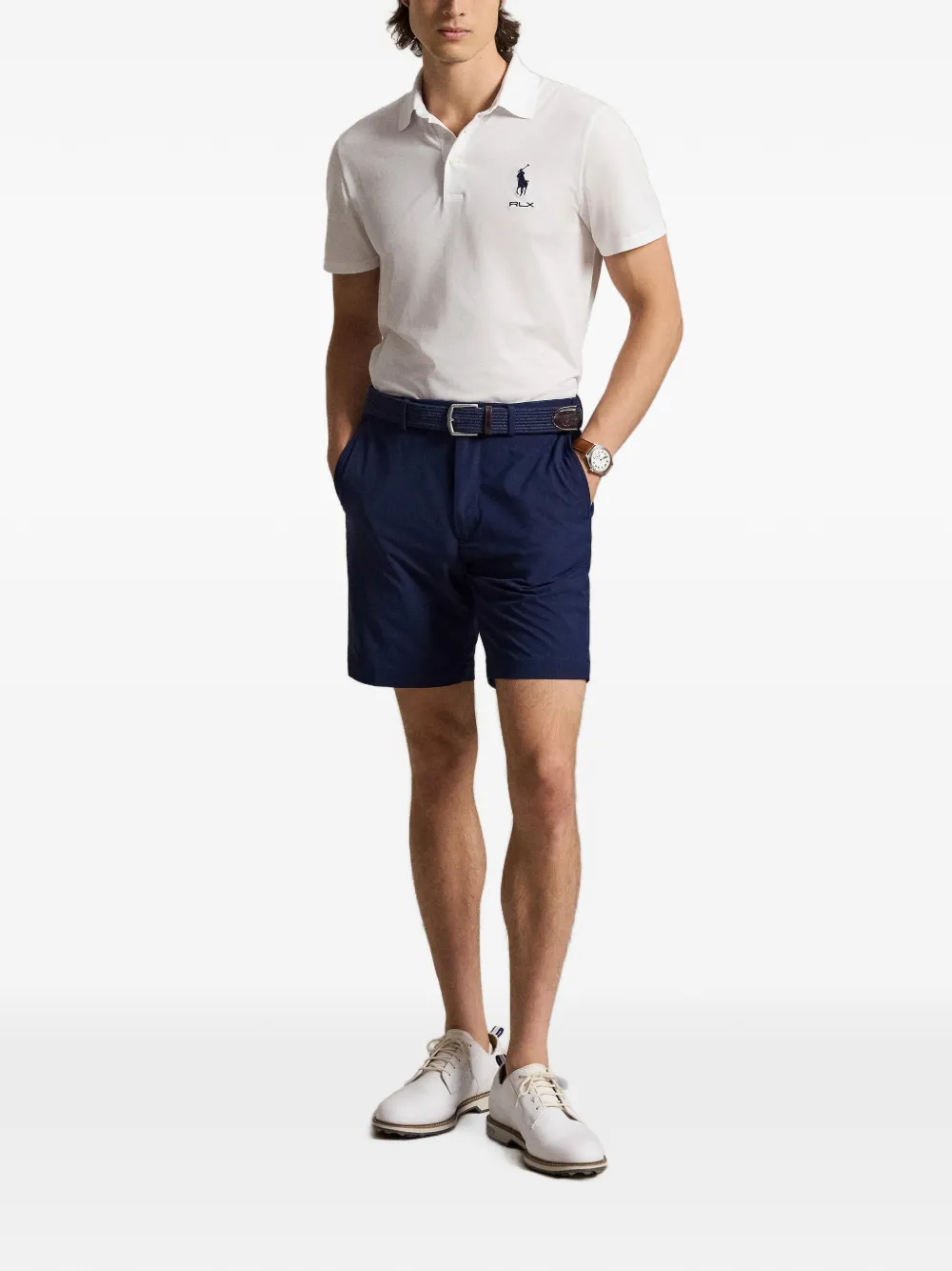 RLX Ralph Lauren Piqué poloshirt met geborduurd logo Wit