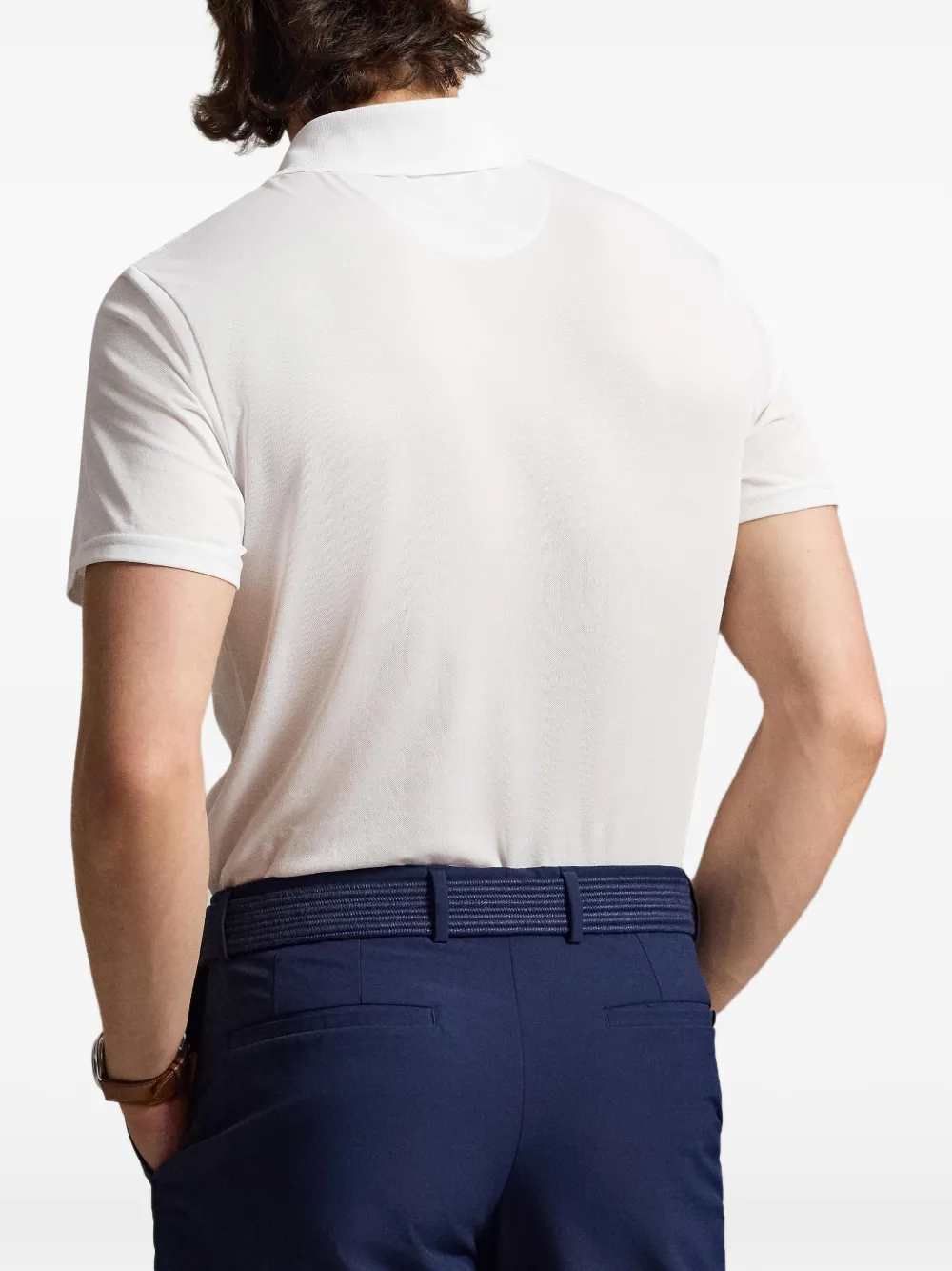 RLX Ralph Lauren Piqué poloshirt met geborduurd logo Wit