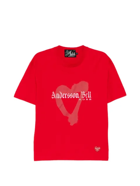 Andersson Bell heart-printed T-shirt