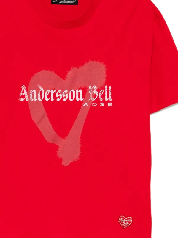 Andersson Bell heart-printed T-shirt | Red | FARFETCH