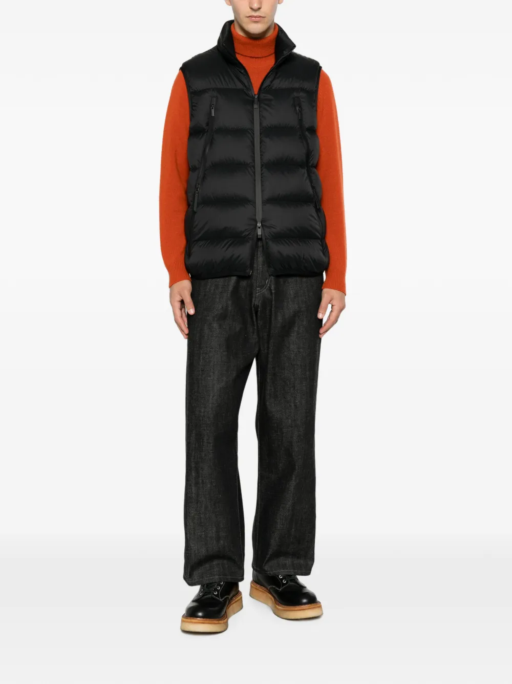 Moncler Reticon gilet Zwart