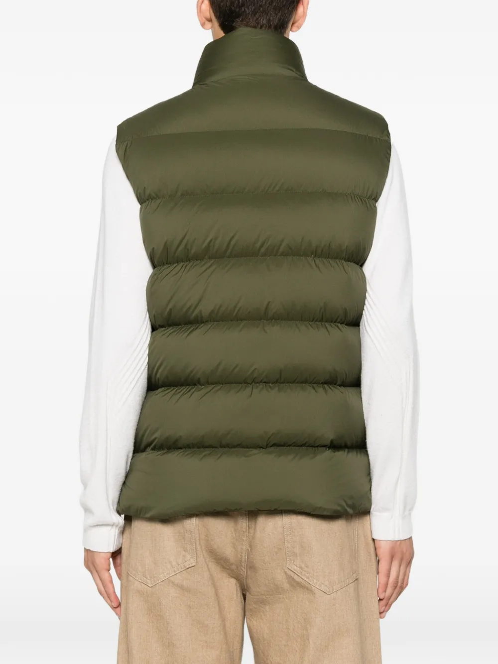 Moncler Gewatteerde bodywarmer Groen