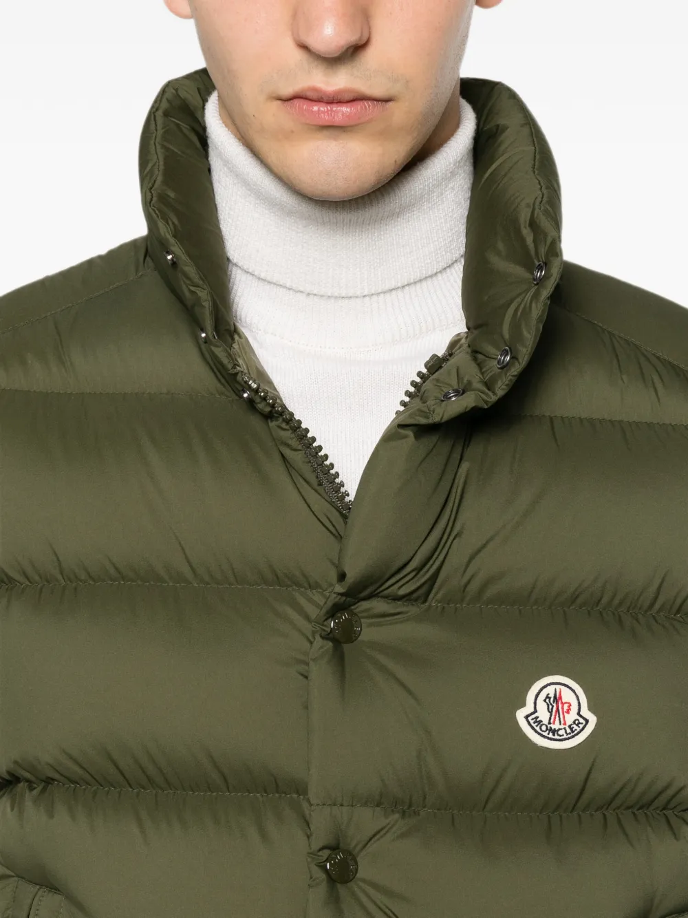 Moncler Gewatteerde bodywarmer Groen