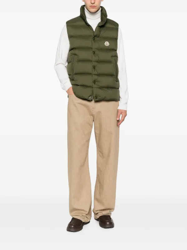 Moncler Tibb ダウンベスト | グリーン | FARFETCH JP