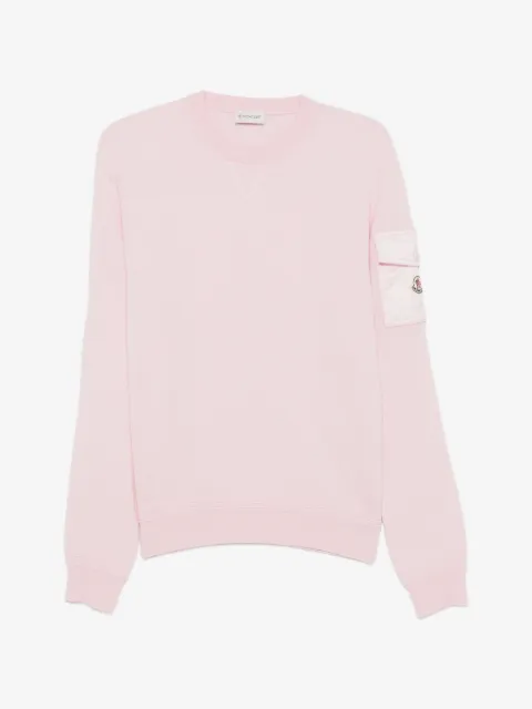 Moncler logo-patch sweater