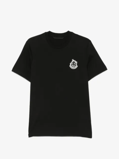 Moncler logo-patch cotton T-shirt