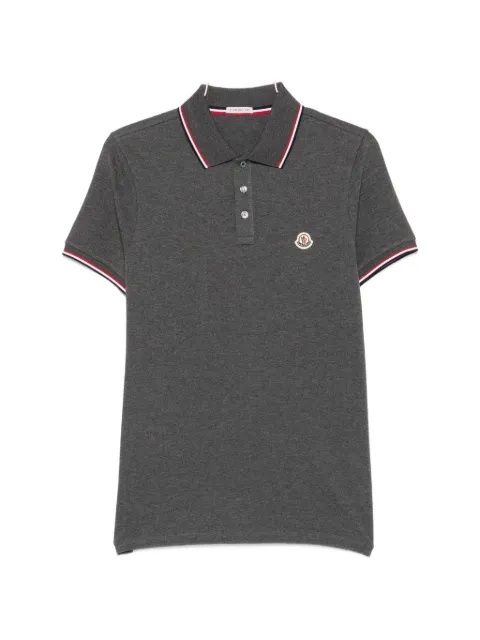 Moncler logo-patch short-sleeve polo shirt