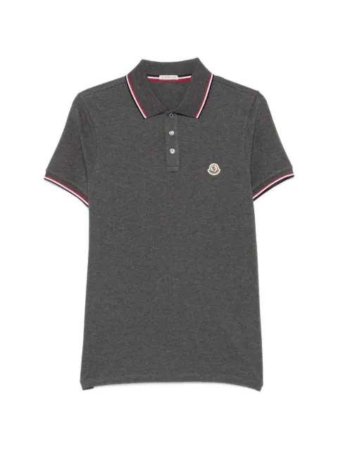 Moncler logo-patch short-sleeve polo shirt