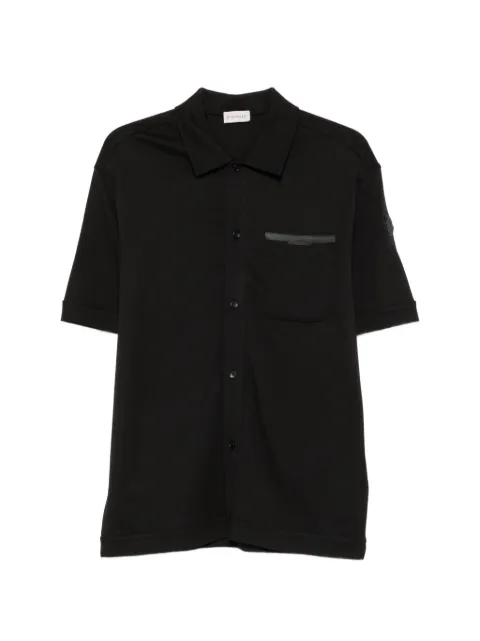Moncler patch-pocket short-sleeve shirt