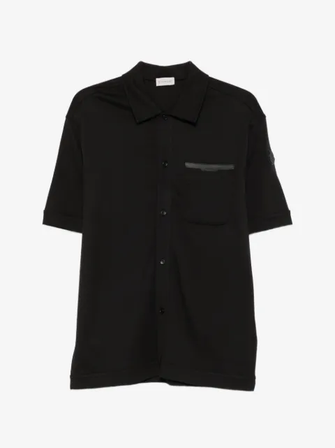 Moncler patch-pocket short-sleeve shirt