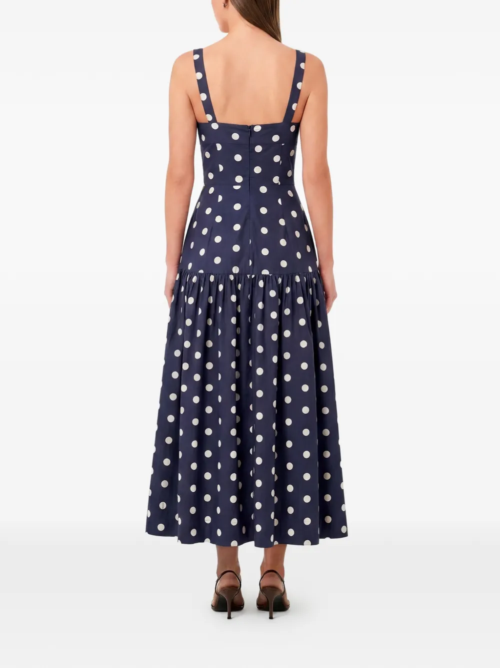 Nicholas Valeria jurk met stippen Blauw