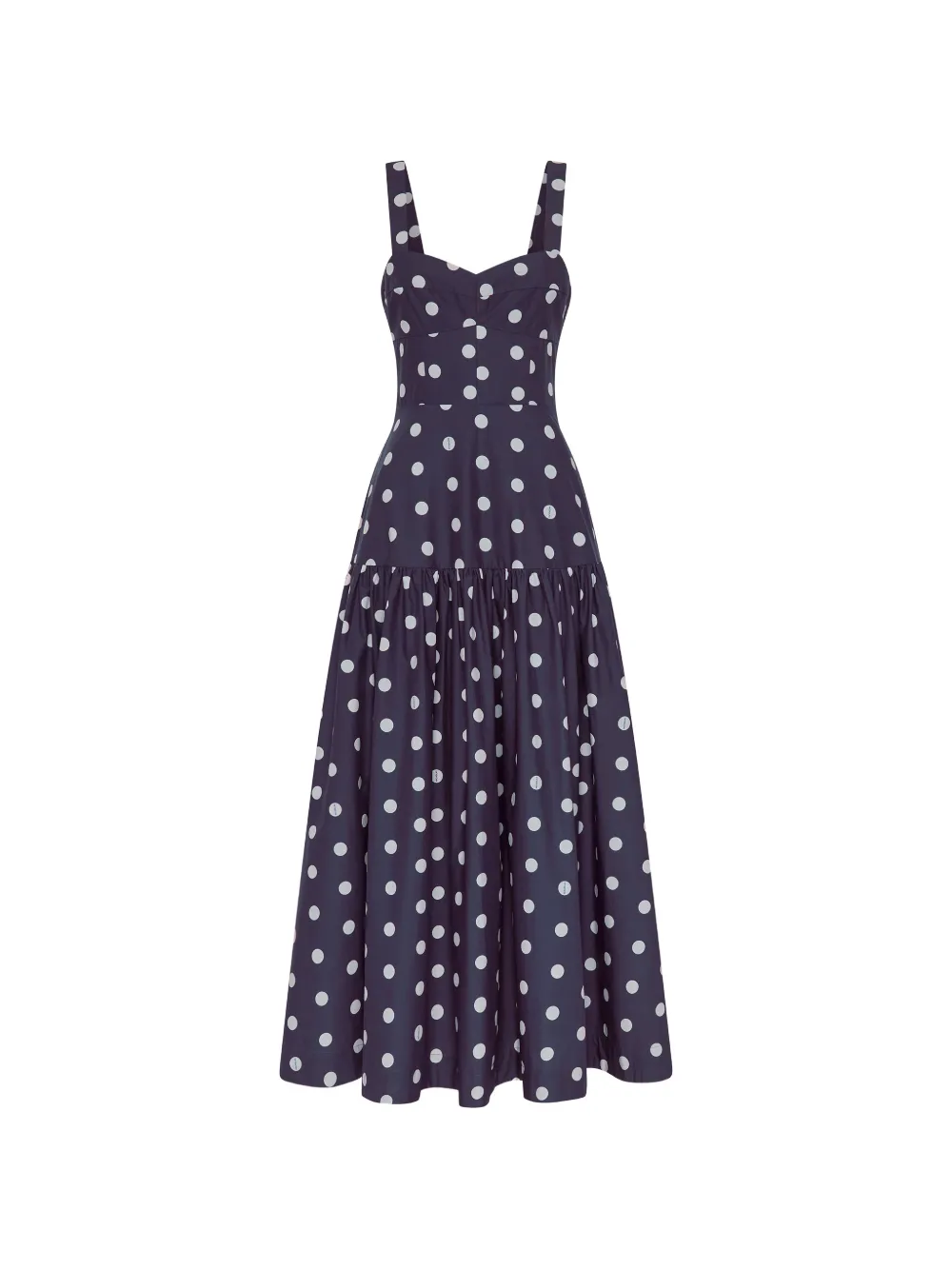 Nicholas Valeria polka-dot midi dress - Blu