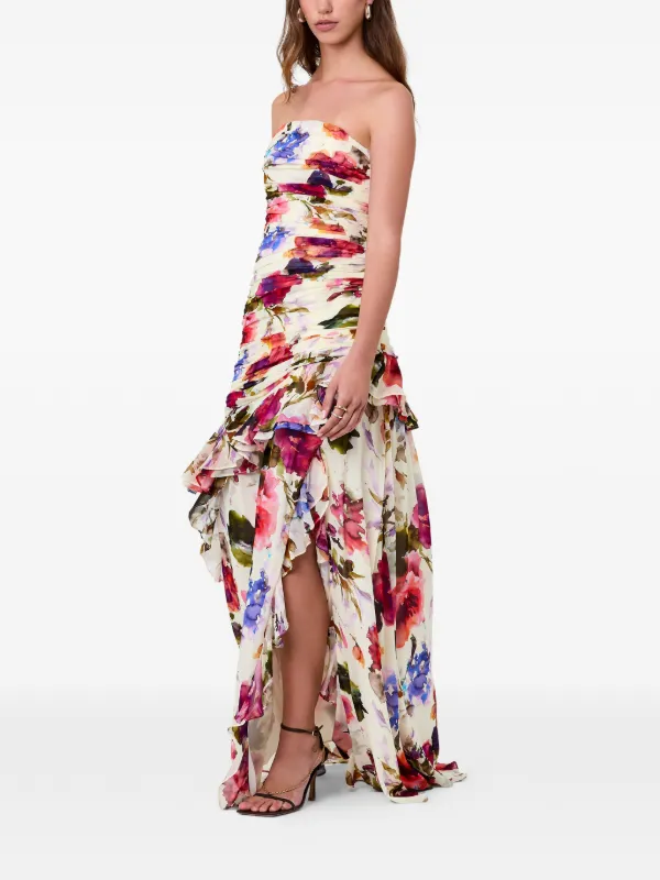 nicholas ruched dress Ruched Sleeve Button Front Dress